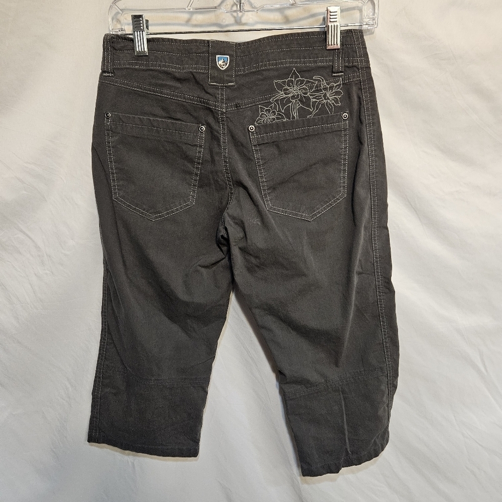 Kuhl Free Range Capri Women's Size 2 Carbon Columbine EUC